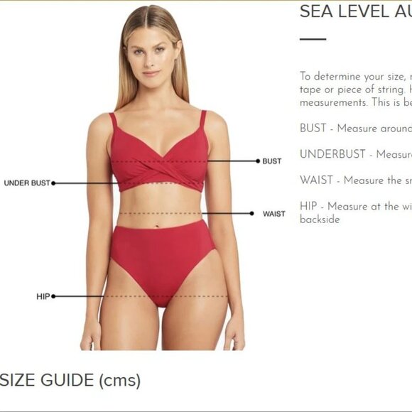 NWOT Sea Level Australia Spliced Plunge One-Piece Swimsuit - Picture 11 of 11